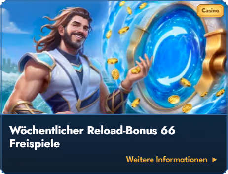 Banner zu den wöchentlichen Freispielen im Casea Casino